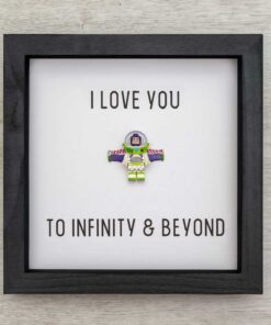 I Love You To Infinity and Beyond LEGO Frame