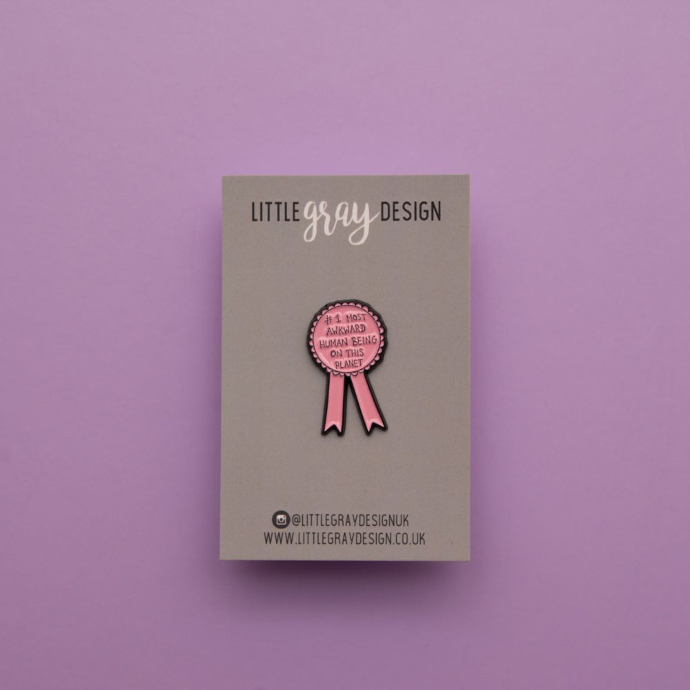 Awkward Person Enamel Pin